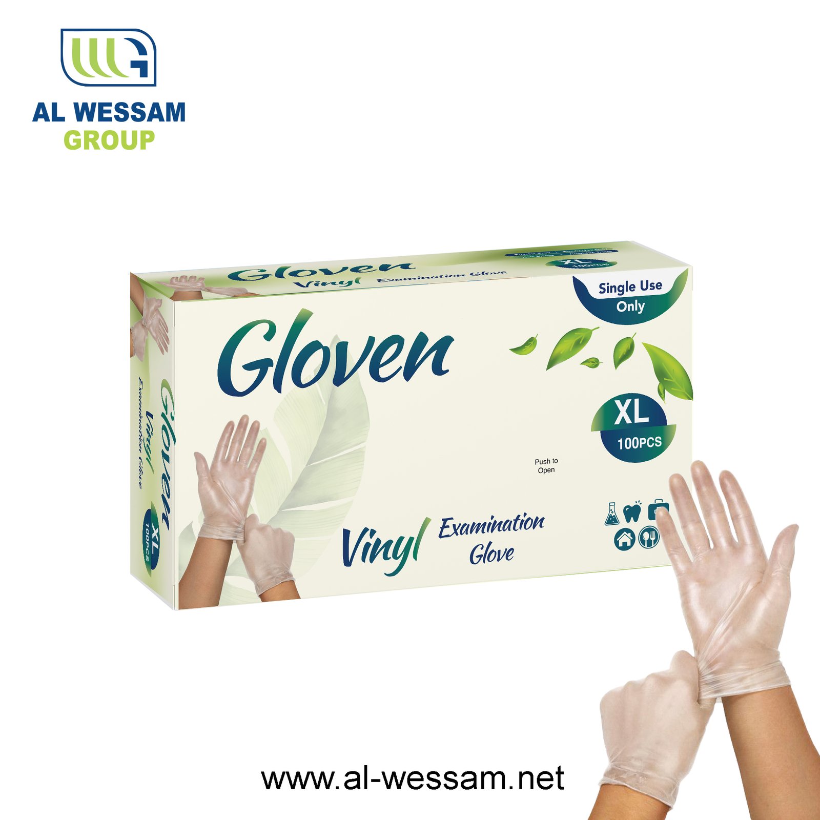 GLOVEN VINYL GLOVE