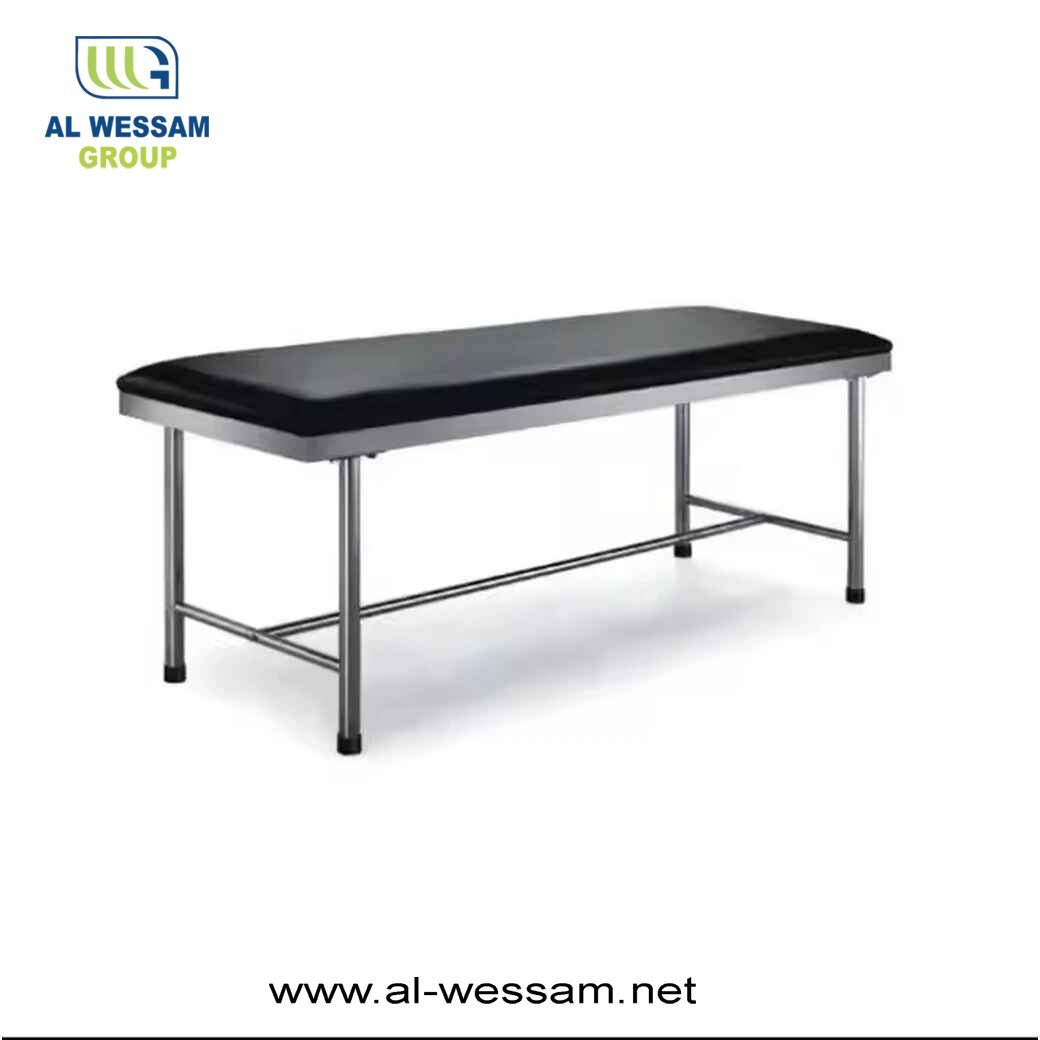 Stainless Steel Examination Bed With Backrest