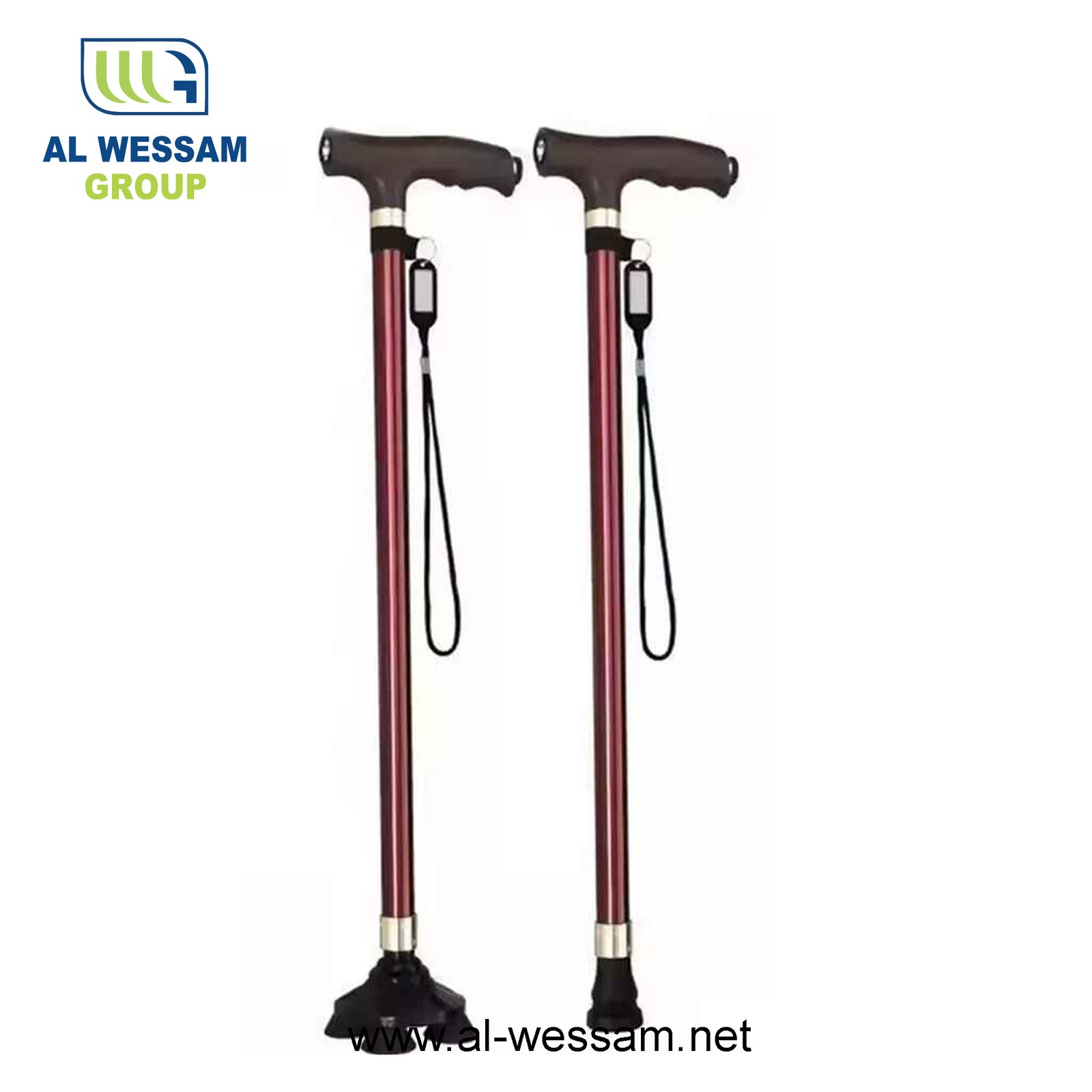 Walking Cane Non-slip Crutch