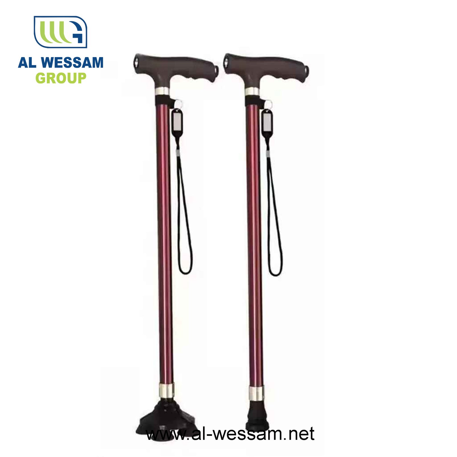 Walking Cane Non-slip Crutch