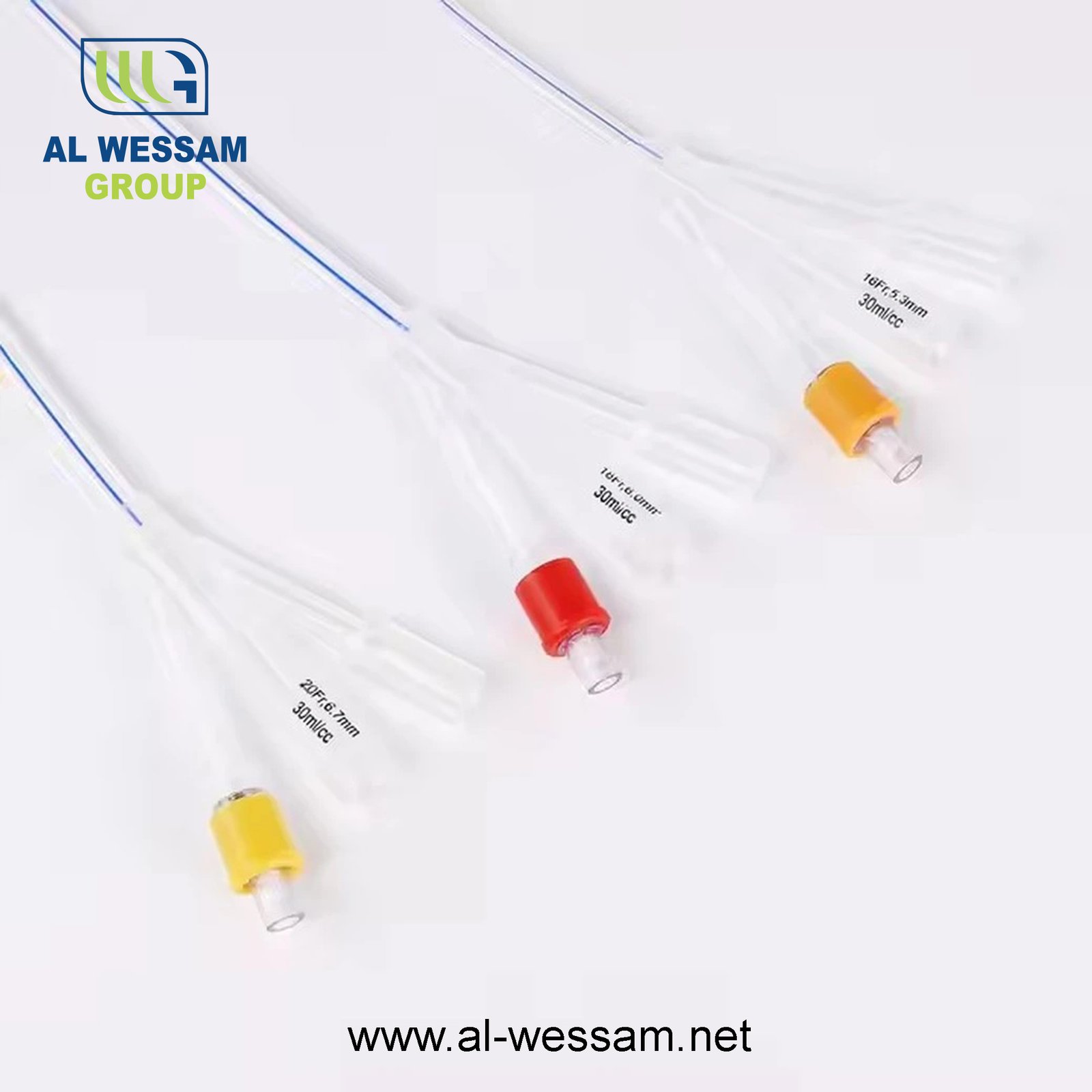 100% Silicone Foley Catheter3Way