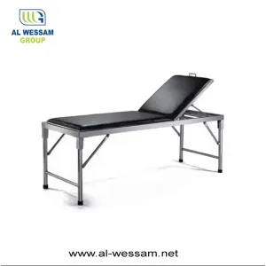 Stainless Steel Examination Bed With Backrest
