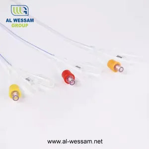 100% Silicone Foley Catheter3Way